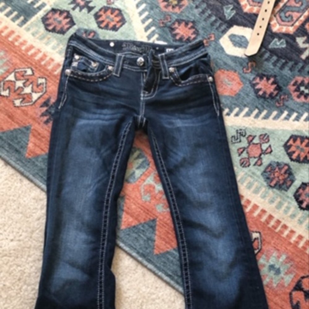 Girls Bootcut Miss Me Jeans